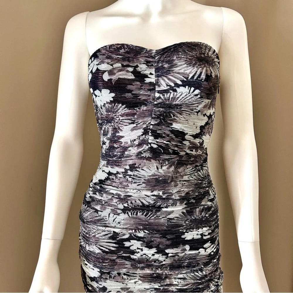 Ramy Brook Bonnie Ruched Floral Midi Dress - Picture 8 of 16